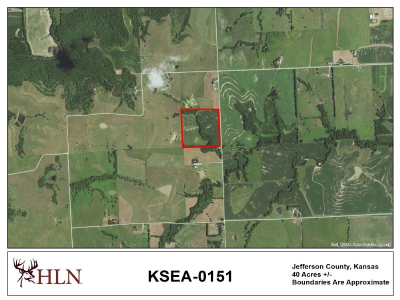 KSEA 0151 Hunting Lease in Jefferson County, KS 40 Acres